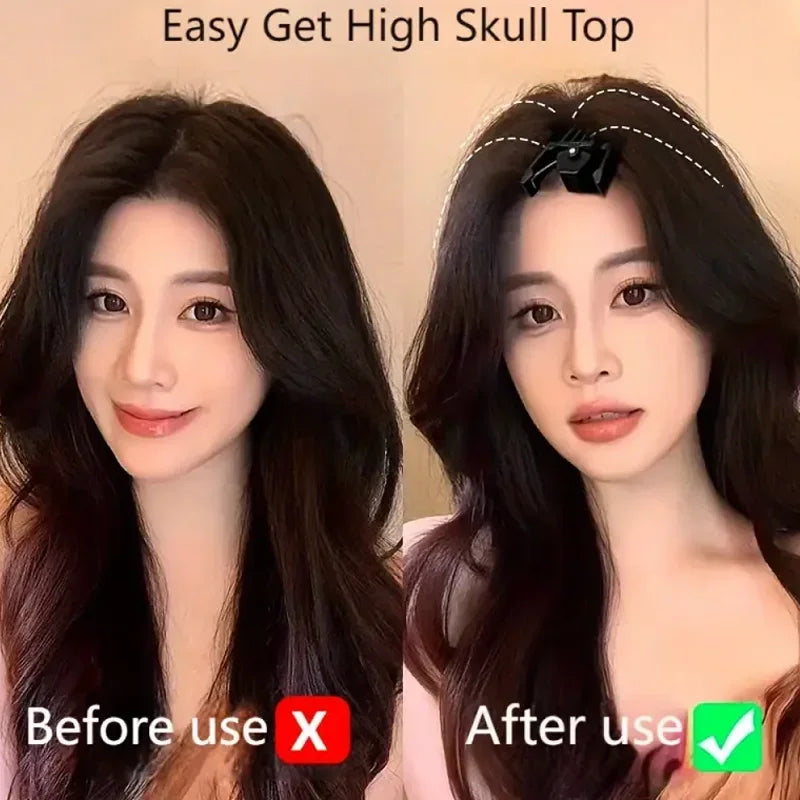 Upgrad Fluffy Hairpin Curling Roots Volume Fixed Shape Clips Girl Man Volumizing Hair Clip Bangs Volume Tongs High Cranial Vault